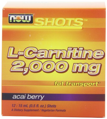 Now Shots L Carnitine 2 000mg Acai Shots 0 5