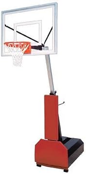 First Team Fury III Steel-Acrylic Portable Basketball System44; Saddle Brown
