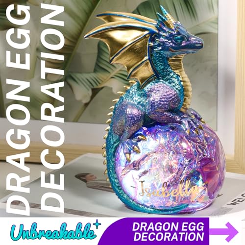 LET'S RESIN Dragon Resin Molds, Dragon Figurines Epoxy Resin Molds with Egg Base, 3D Animal Silicone Molds for Resin Crafts, DIY Home Desk Decor & Gifts by LET'S RESIN - Used condition - Image 8