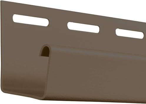 CertainTeed 3/4in. J Channel 12ft. 6in. Sable Brown Carton of 48 Pieces