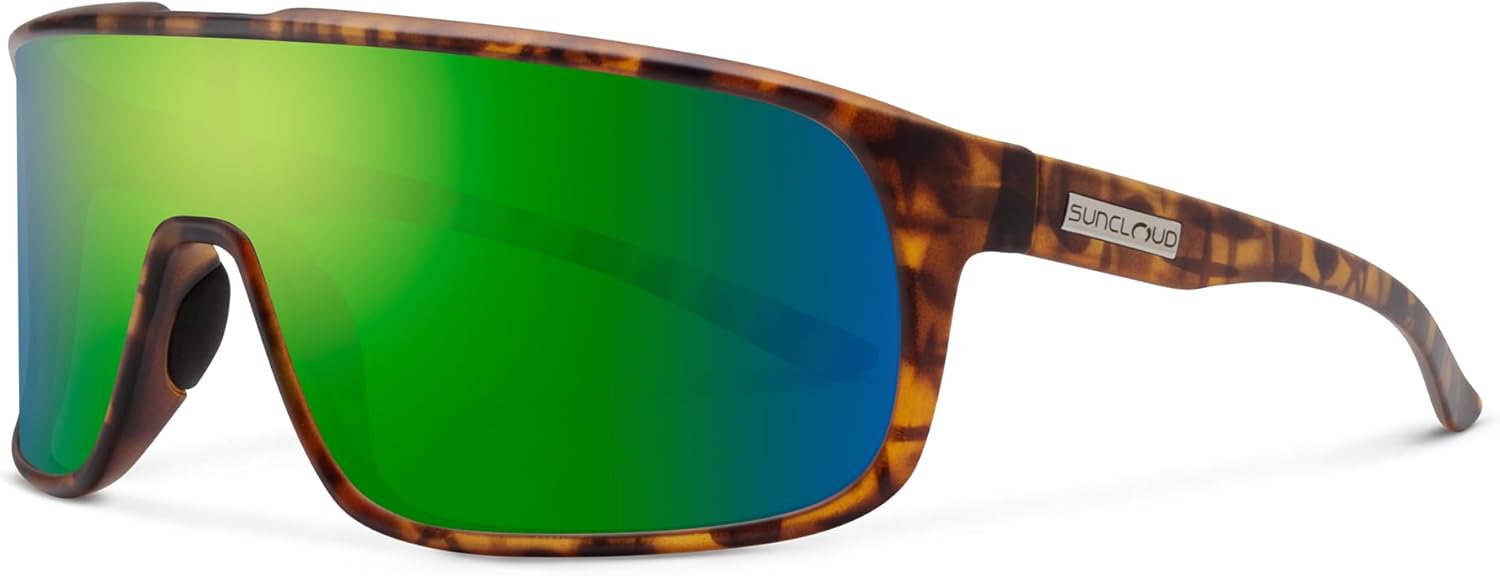 Matte Tortoise + Polarized Green Mirror