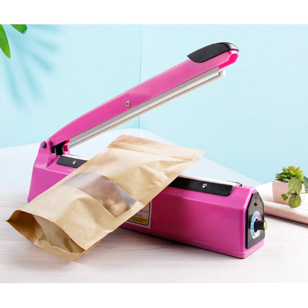 Sigillatrice A Pressione Manuale Sigillatrice A Impulsi Sigillatrice Per Uso Domestico In Sacchetti di Plastica Sacchetto di Alluminio Sacchetto di Carta Kraft Piccola Macchina di Tenuta Portatile