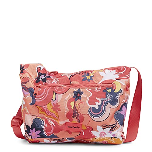 Vera Bradley Women's Recycled Lighten Up Reactive Crossbody Sling Purse