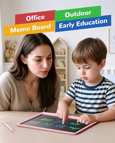 image for KOKODI LCD Writing Tablet, 12 Inch Colorful Toddler Doodle Board Drawi