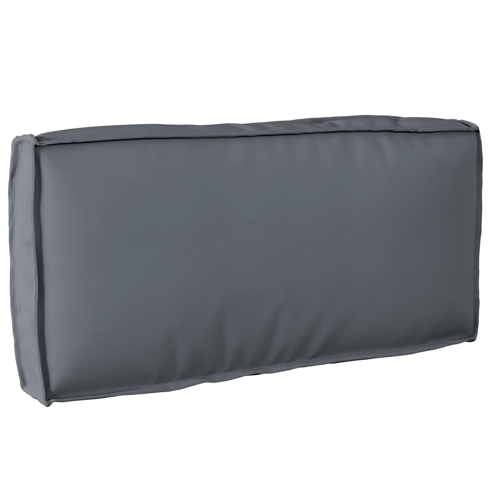 vidaXL Pallet Kissen Anthrazit 80x40x12 cm – wasserabweisend, Rückenstütze, Innenbereich