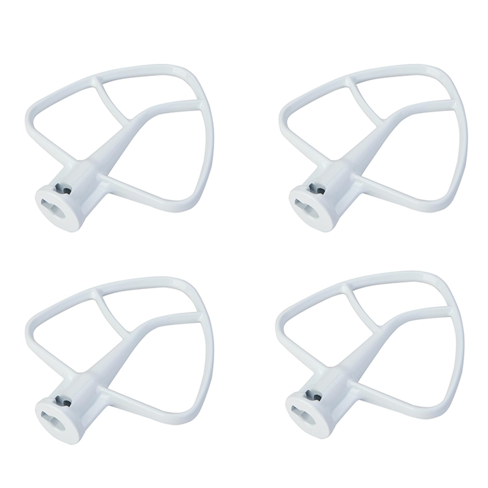 Hndhbfgrt 4X for KA Mixing Head Flat Beater K45B Mixer Flat Beater Attachment for 4.5-5 Quart Tilt-Head Stand Mixers