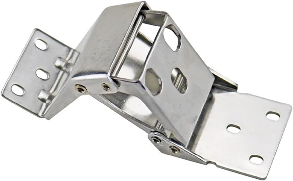 Thickened Hidden Foldable Hinge 304 Stainless Steel Four Axis Distribution Cabinet and Control 1Pcs(304 SS-Small)