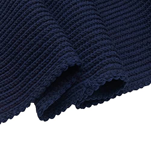 EONPOW Warm Autumn and Winter Scarf, Unisex Pure Color Winter Neck Warm Knitting Yarn Scarf3