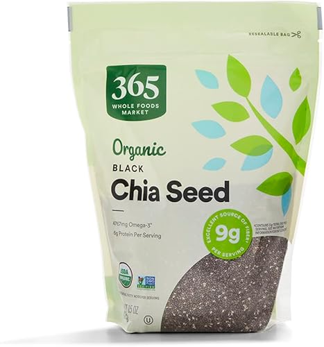 365 by Whole Foods Market Chia Seed Black Organic 15 onzas 365 by Whole Foods Market Chia Seed Black Organic 15 onzas