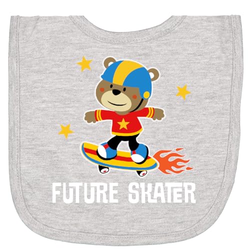 inktastic Skateboard Future Skater Newborn Bib