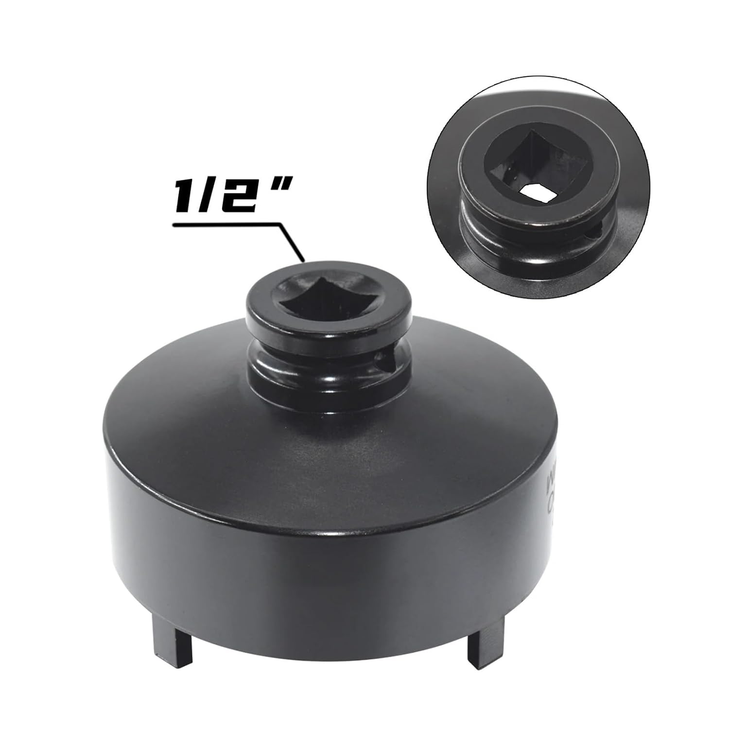Compatible for Benz and Front and Rear Axle Hub Bearing Nut Special Socket Four-Tooth
