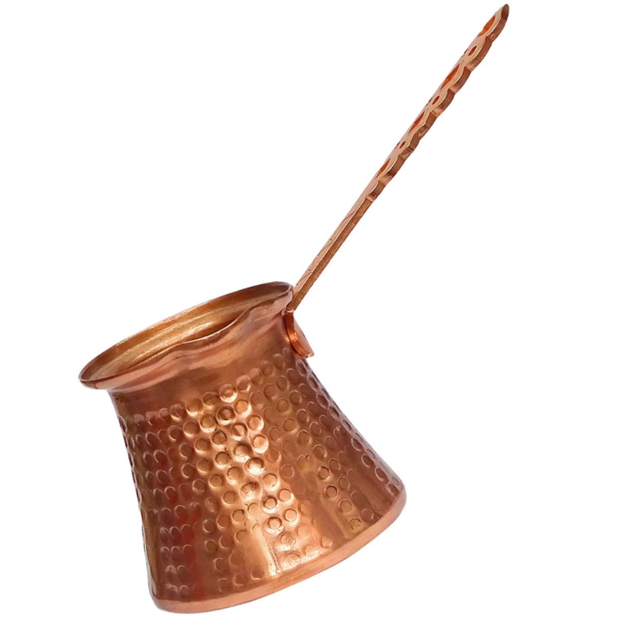 LALADEFIEE Turkish Coffee Mug Ware Multi-function Coffee Pot Arabic Coffee Maker Greek Coffee Maker Handmade Mugs Cezve Coffee Pot Machines Coffee Serving Pot Cooker Aluminum Copper Plated