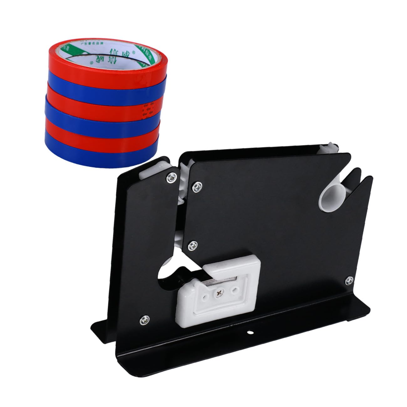 HOMSFOU 3 Stück Bandschneider Bandspender Heavy-duty-taschenkonus Stahlbeutelkegel Mit Trimmer Spender Für Halsdichtband