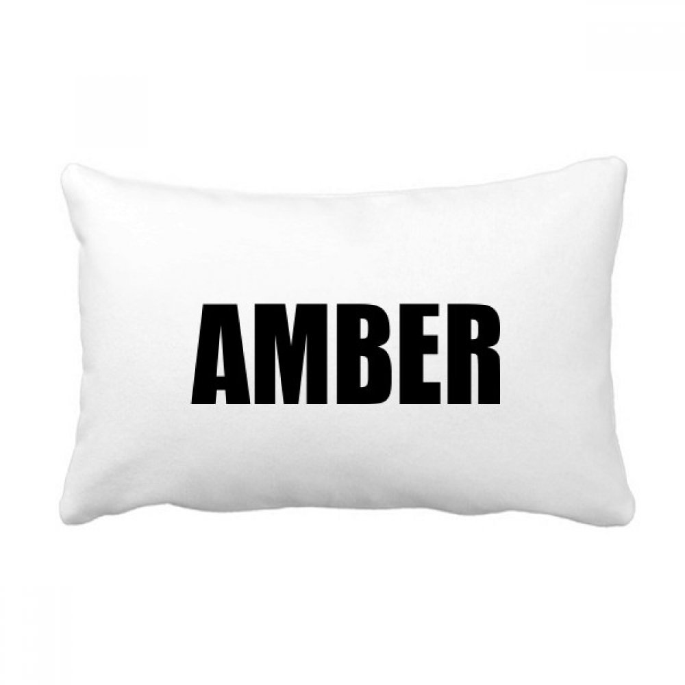 Coussin oreiller lombaire ambre noir de 16x24 pouces multicolor housse et insert de decoration