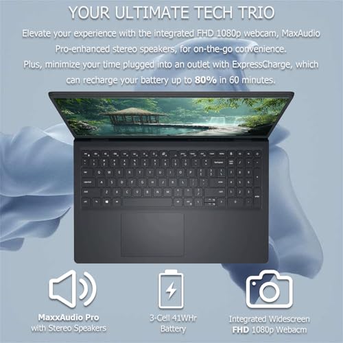 Image of Dell Inspiron 15 15.6 Inch Touch Screen Laptop FHD Business Laptop Intel 10-Core i5 (Beat i7-1250U), 8GB RAM, 512GB SSD, Laptop
