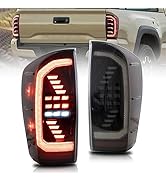 SUPAREE LED Tail Light Assembly for Toyota Tacoma 2016-2021, LED Sequential Turn Signals Brake Li...