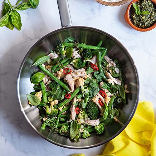 Wok de acero inoxidable 28 cm BK miniatura 5
