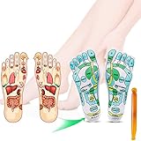 TMXKOOK 3 Par Calcetines De ReflexologA, para Una FCil Terapia De Masaje De Pies En Casa, Calcetines De AcupresiN para Pies, Rea De ReflexiN