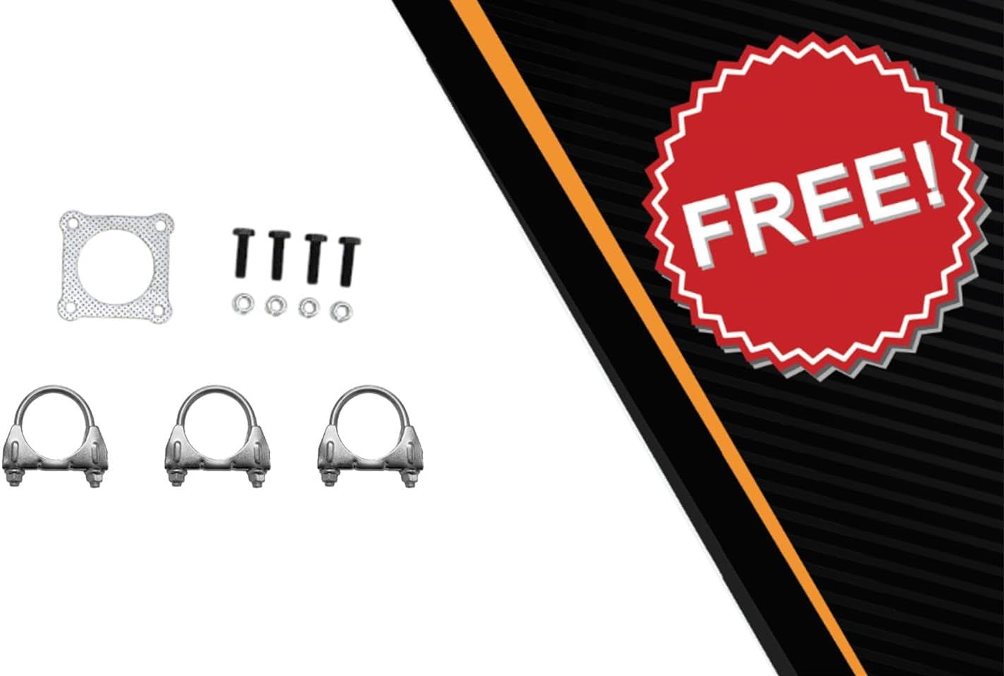 Exhaust Catalytic and Resonator Pipe System Kit Compatible for 2009-2020 Dodge Journey 2.4L | EPA-Approved | Stainless Steel | Northeastern Exhaust | Free Gasket, Clamps, Bolts, and Nuts Included