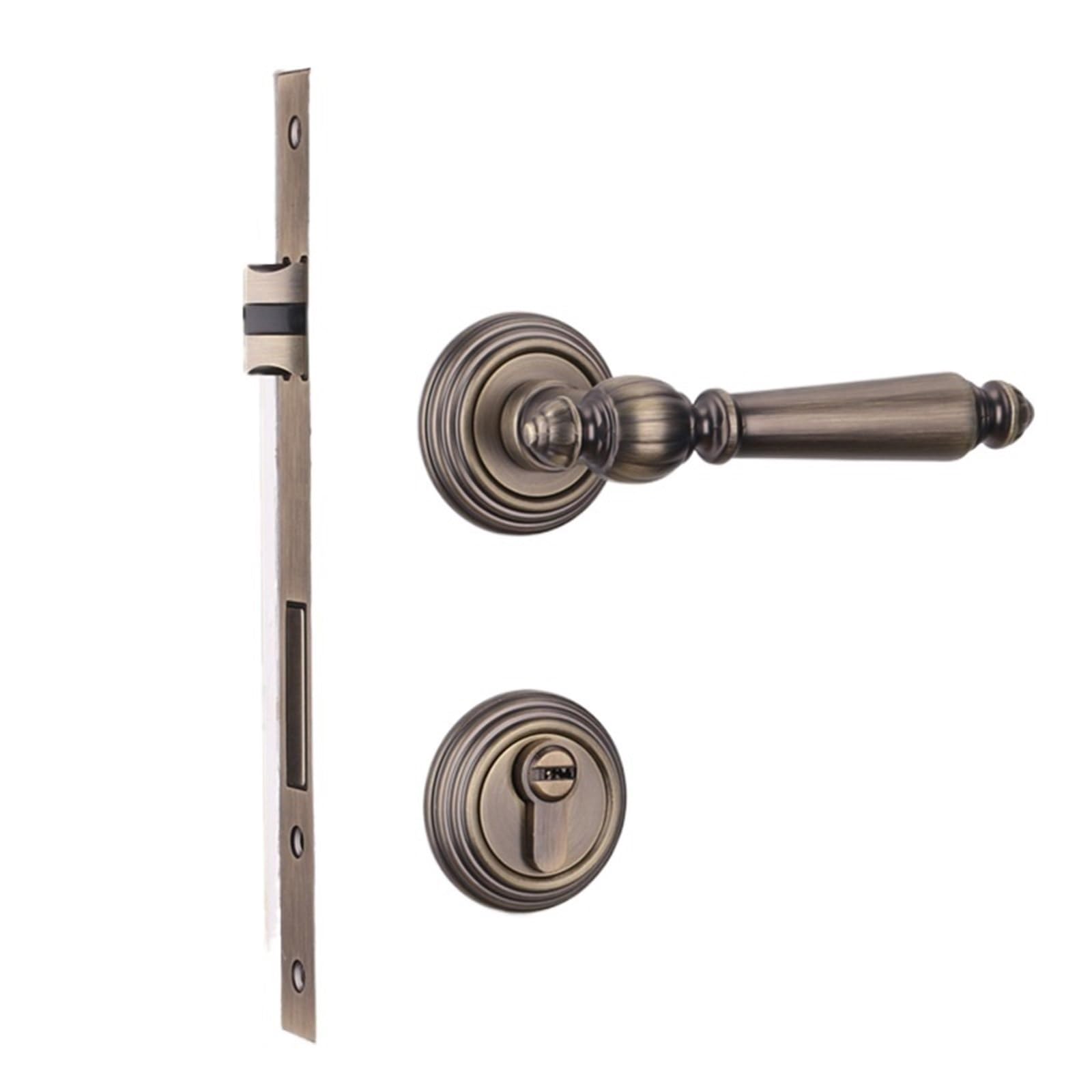 Jwvialel D Oor Lock Indoor Bedroom Mute Magnetic Suction Handle Split 1Pcs(D)