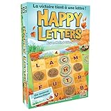 TIKI Editions Happy Letters   Jeu de société   Version Française | Jeu de Lettres Fun et Malin | pour Toute la Famille | 2 5 Joueurs