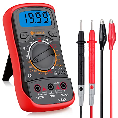 Neoteck Multimetro Digitale/Mini Multimetro Tester...