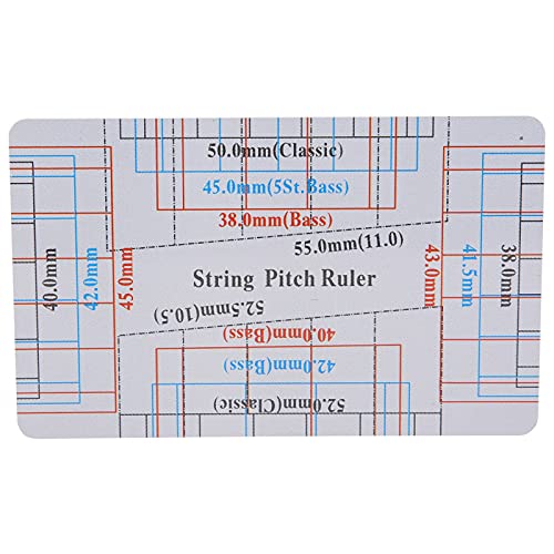 Régua de medidor de ação de cordas, régua de altura de cordas, conjunto de ferramentas de reparo de