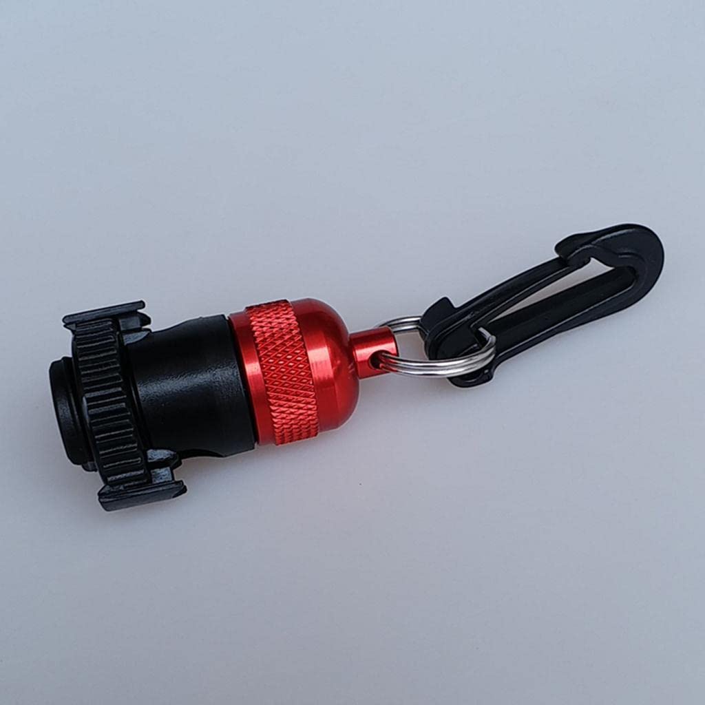 Milageto Regulator Schlauchhalter Clip Zweite Stufe Halter Halterung Sicherung für BCD Aluminium für Tauchfreunde Schnorchelfans