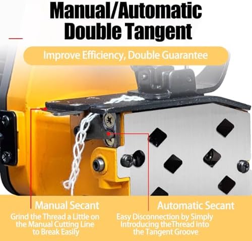 Cordless Handheld Bag Closer Sewing Machine - Automatic/Manual Stitcher for Rice, Woven, Sack, Paper & Plastic Bags - Includes Sewing Thread & 4.0AH Battery