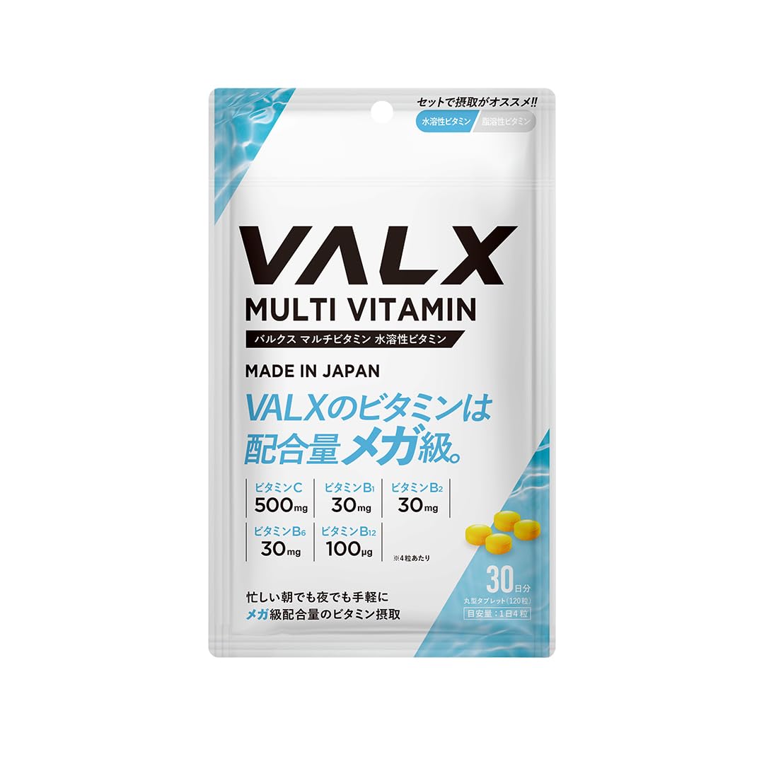 VALX マルチビタミン 水溶性ビタミン 山本義徳 1日あたりビタミンC500m…