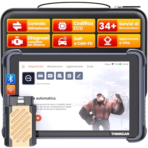 ThinkScan 689BT OBD2 Auto Diagnostica con Diagnosi Completa del Sistema e 34 Servizi di...