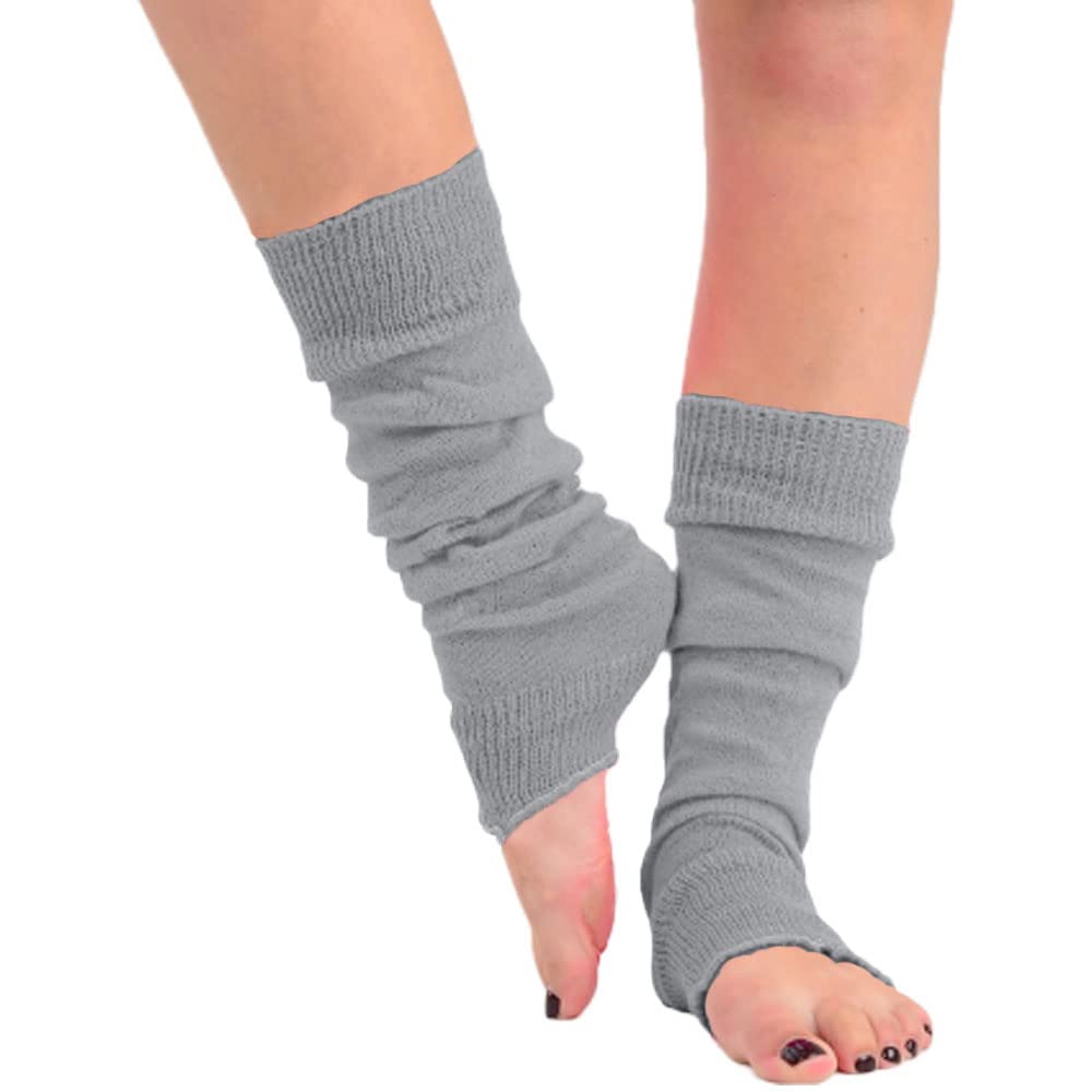 Women Fancy Stylish Acrylic Leg Warmers Plain 80s Party Neon Ballet Dance Ice Skating Accessories- Ladies & girls Leg warmers for everyday use or as an accessory for carnival/fancy dress party