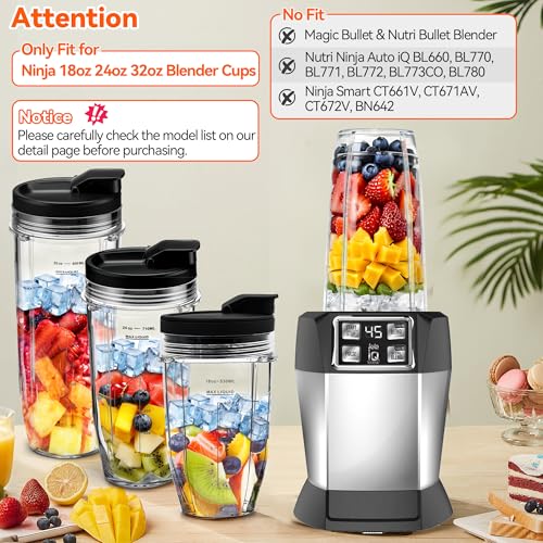 2 Piezas Vaso Repuesto para Licuadora Ninja 18oz miniatura 2