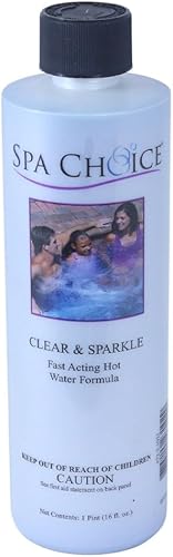 Spa Choice 472-3-1021 Clarificador de agua de spa transparente y brillante 1 pinta