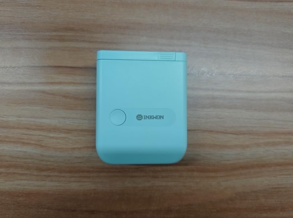 InkWon D110 携帯型ラベルプリンター 多機能ラベルメーカー Android/iOS対応 (ブルー)