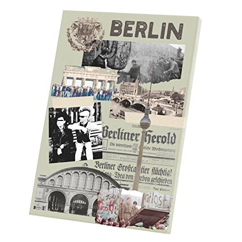 Tableau Berlin toile imprimée 40x56 cm poster déco histoire Allemagne