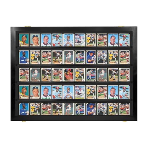 Pennzoni Display 50 Baseball Card Displays Case Will Hold 50 Ungraded Baseball Cards P306B