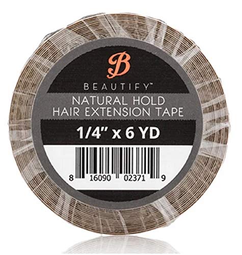 Image of Walker Tape Beautify Natural Hold Hair Extension Tape Roll (1 /4 inch x 6 Y)