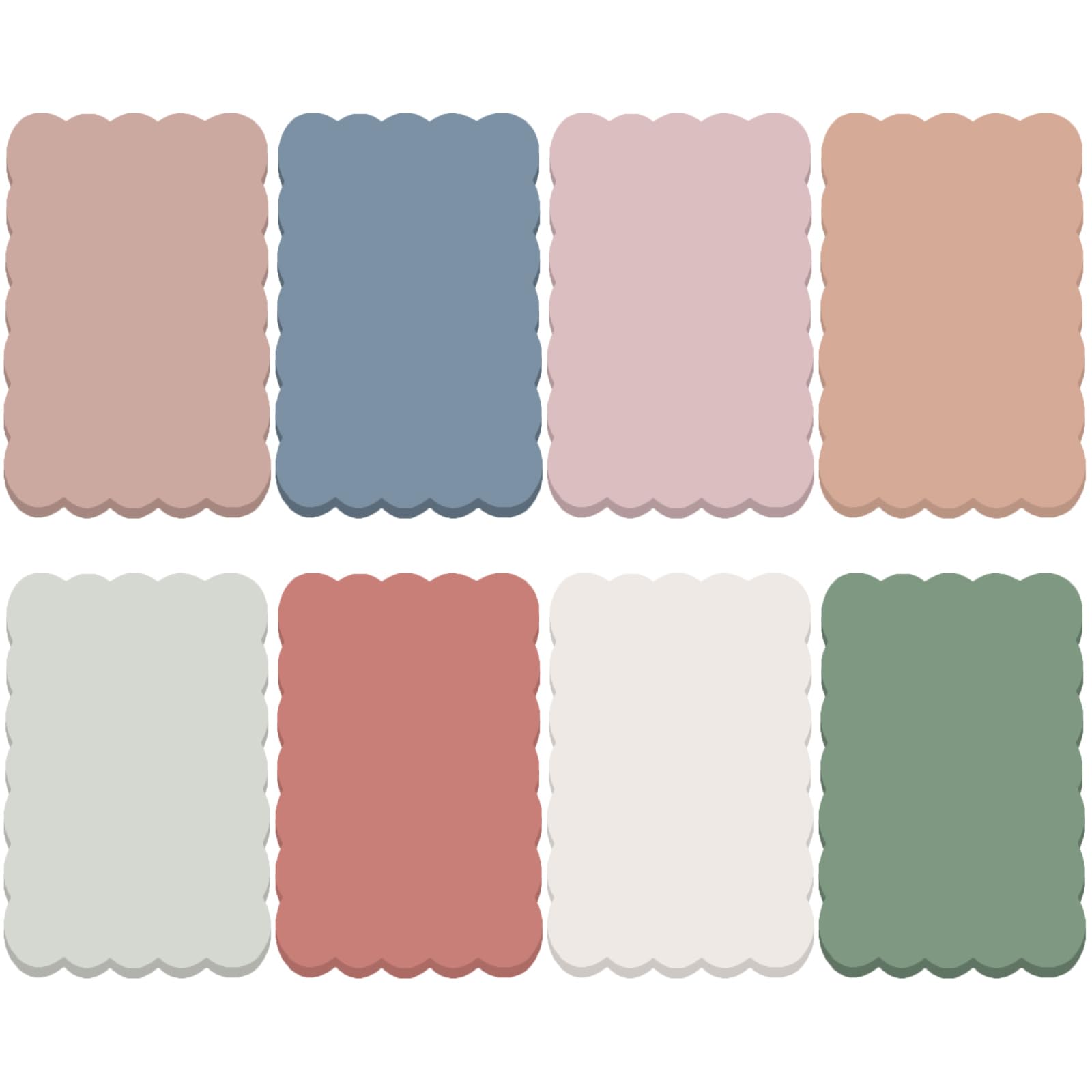 Photo 1 of Eaasty Scalloped Sticky Notes 4" X 6"