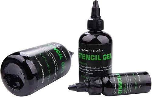 Miniatura 2 de Tattoo Stencil Transfer Gel Solution- Produce plantillas oscuras y limpias - Dura todo el día (1 onza)