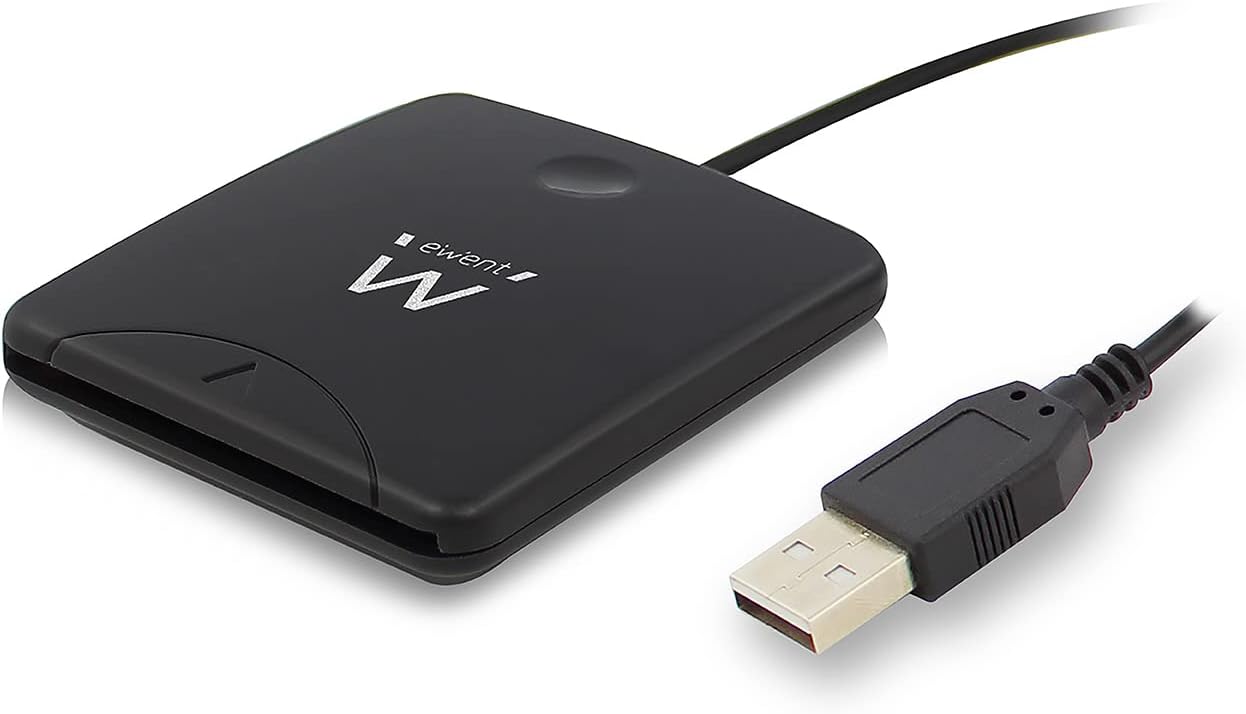 ACT AC6020 USB-C Smartcard eID Card Reader - External - Zwart
