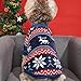 YAODHAOD Hund Pullover für kleine Hunde, Fleece Hund Pullover, Ethnische Stil Winterkleidung, Ultra weiche thermische Winter warme Welpen Sweatshirt (XS, Blau)