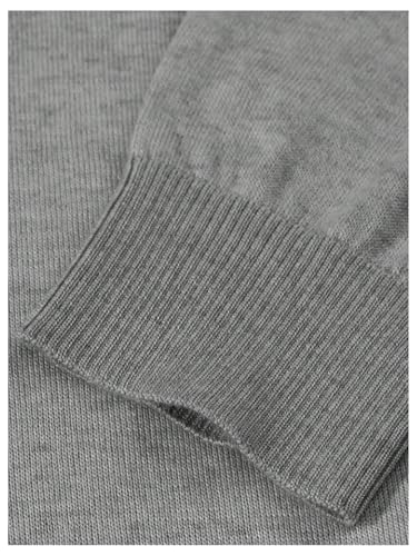 OYOANGLE Men's Turtleneck Long Sleeve Sweater Basic Solid Soft Pullover Top Knitwear4