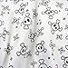HonestBaby unisex baby Organic Cotton Changing Pad Covers (Set of Two) Winter Accessory Set, Tossed Skulls/Black, One Size US