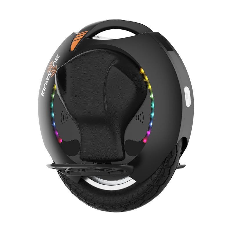 Gyroroue électrique Kingsong KS-16S Pro 840 Wh, Adulte,Noire, Moteur 1200W, Autonomie jusqu'à 75km, bridée 25km/h, Pneu Gonflable 16”, Haut-Parleur et Bluetooth
