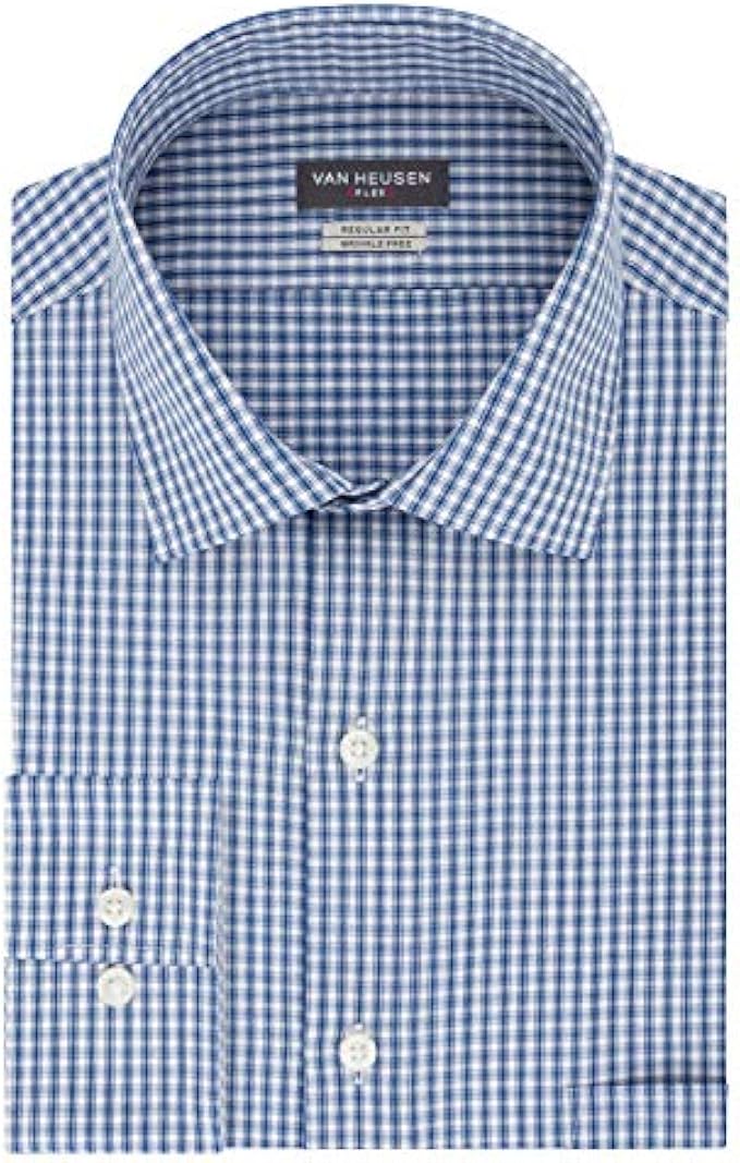 Van Heusen 男款正裝襯衫 合身 彈性領