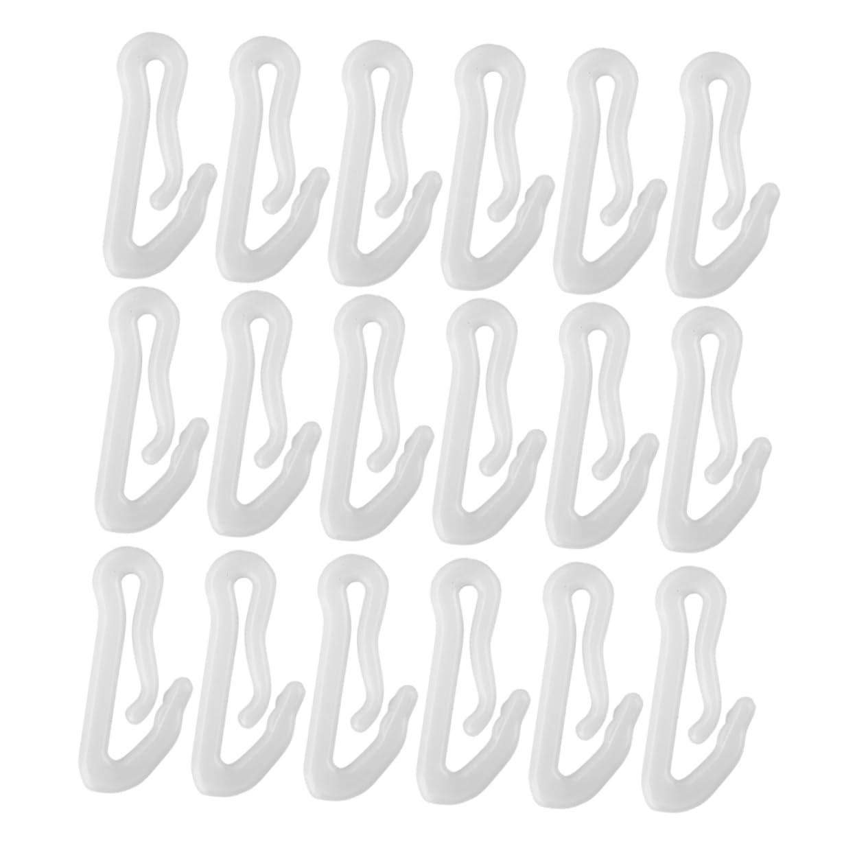 Generic 50pcs Reusable Greenhouse Accessories: Mini Plastic Shade Cloth Clips Outdoor Garden Film Fixing Buckles for Plants Growth