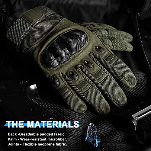 Image of WTACTFUL Tactical Gloves Men Women, Touchscreen Reinforced Palm