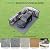 13x20 FT Heavy Duty Metal Carport-Anti-Snow Reinforced Frame & Galvanized Steel Roof,Enclosed Carport,All-Weather Vehicle Shelter for Cars,Trucks,RV (13x20FT+Dark Gray+Metal)