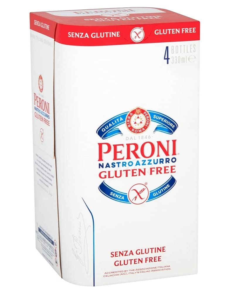 Peroni Nastro Azzurro Gluten Free Bottles 4 x 330ml